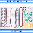 Metal le kit de garniture de moteur pour des pièces de moteur diesel de Toyota 2F 04111-61011
